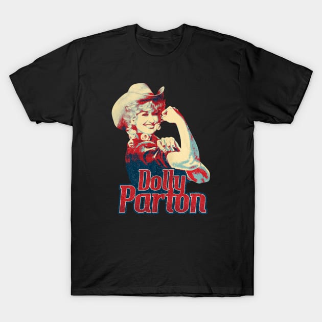 We can Do it! Retro Dolly Parton T-Shirt by ownerkian